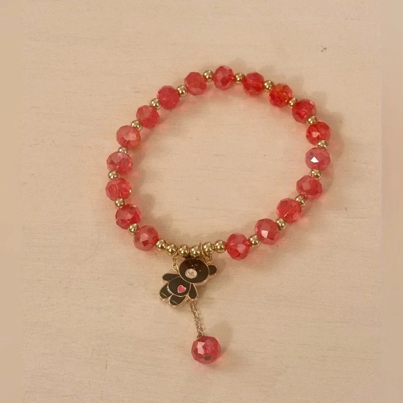 Jewelry - NWT Brand new stretch glass beaded bracelet